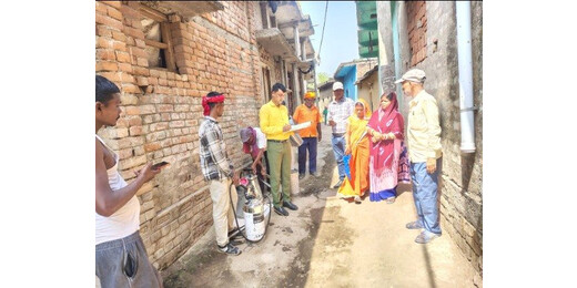 कालाजार रोकथाम के लिए गांव-गांव में छिड़काव और जागरूकता अभियान तेज